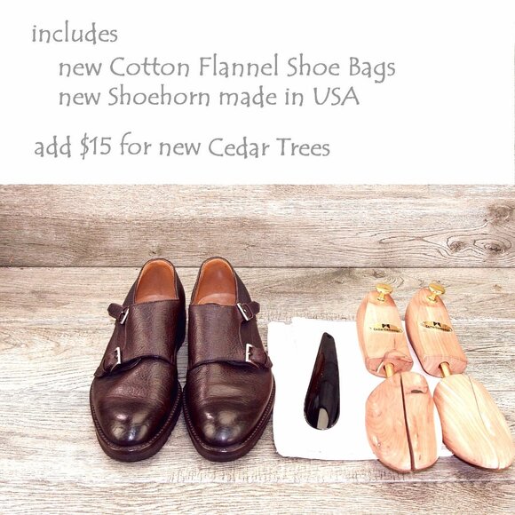 * worn 1x * $795 GRAVATI Neiman Marcus 7.5 M Genuine BISON 19061 * add $15 Trees main image 10